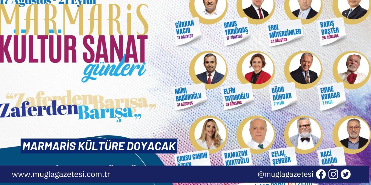 MARMARİS KÜLTÜRE DOYACAK