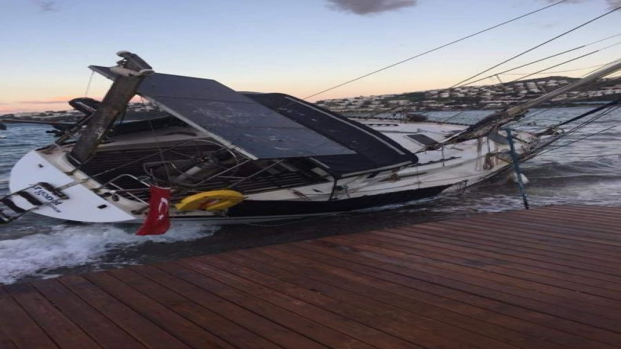 Bodrum'da fırtına kabusu