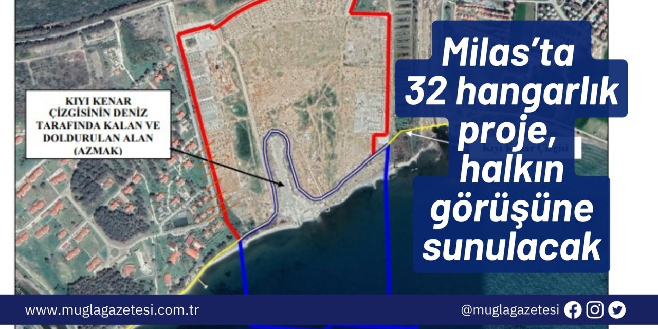 Milas Ören’de 32 hangarlık proje, halkın görüşüne sunulacak