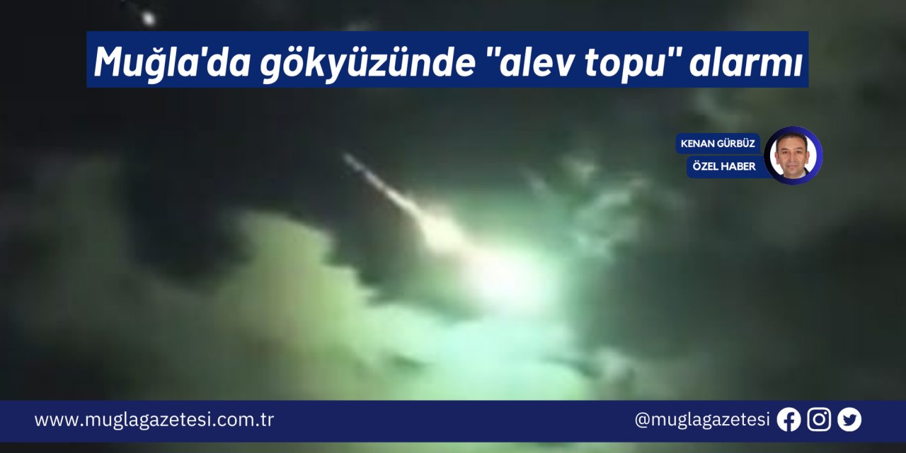 Muğla'da gökyüzünde 