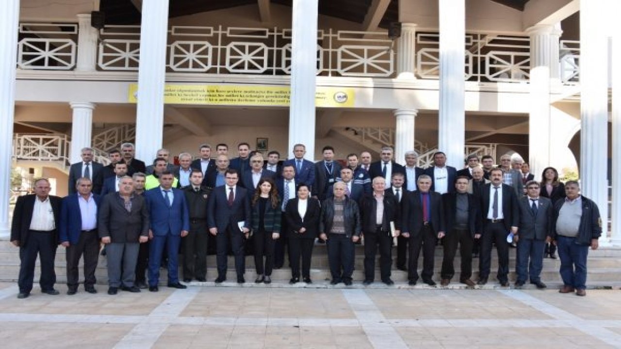 Vali Civelek, Dalaman’da Muhtarlarla buluştu