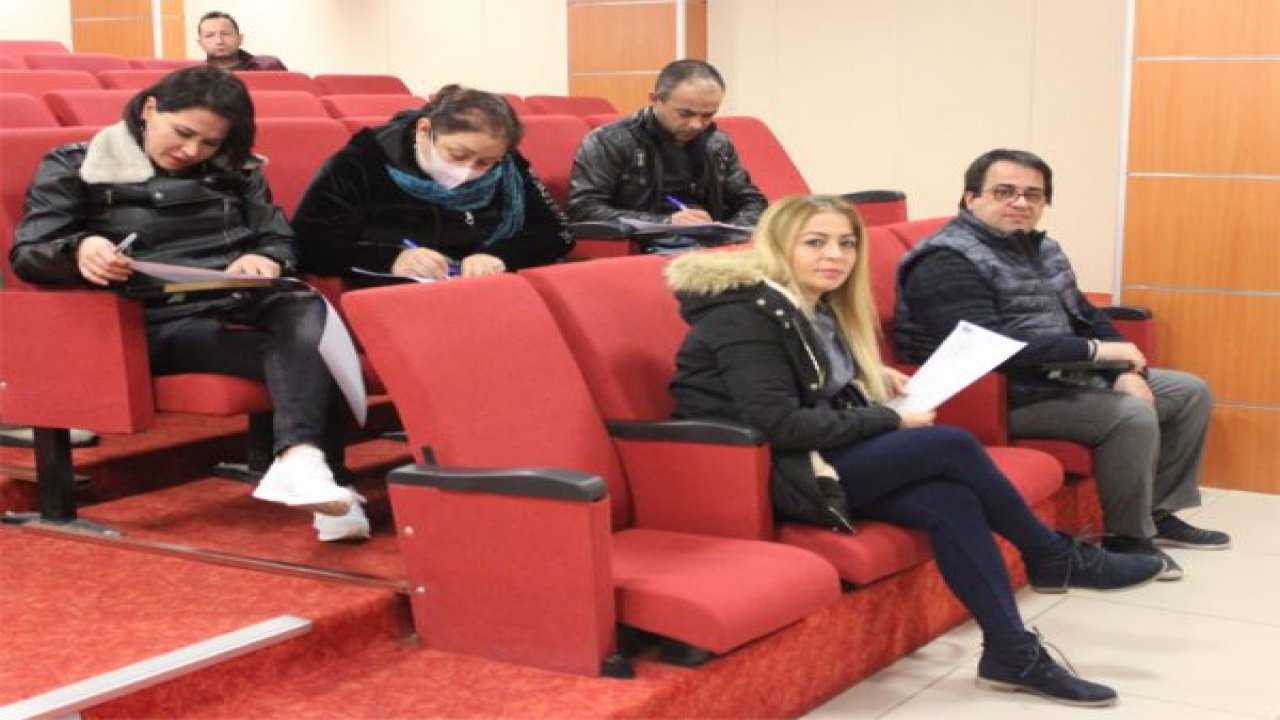 Adaylar MİTSO'nun sınavında