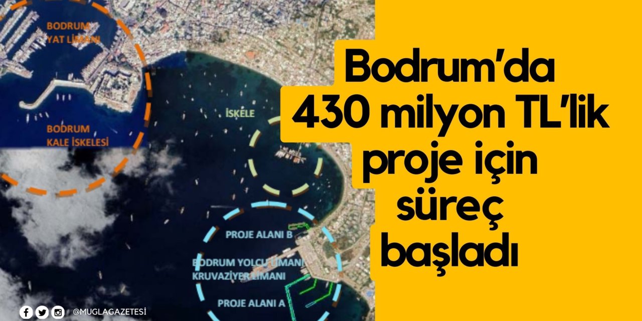Bodrum’da 430 milyon TL’lik proje için süreç başladı
