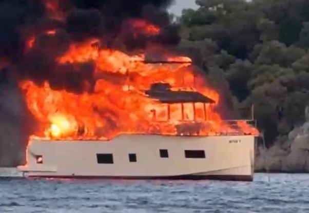 Fethiye'de 2 kişinin olduğu lüks teknede facia!