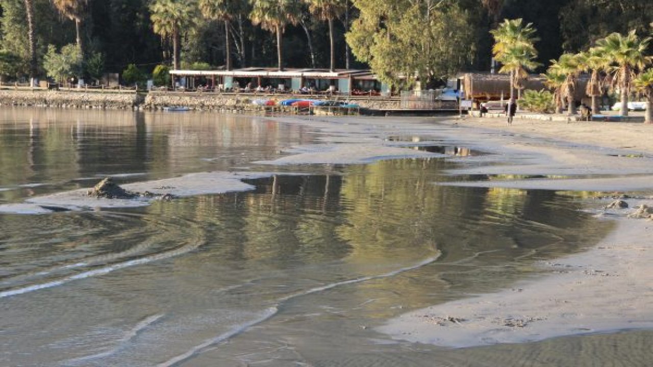 Akyaka’da deniz çekilmesi