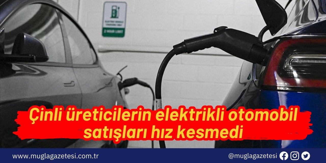 Çinli üreticilerin elektrikli otomobil satışları hız kesmedi