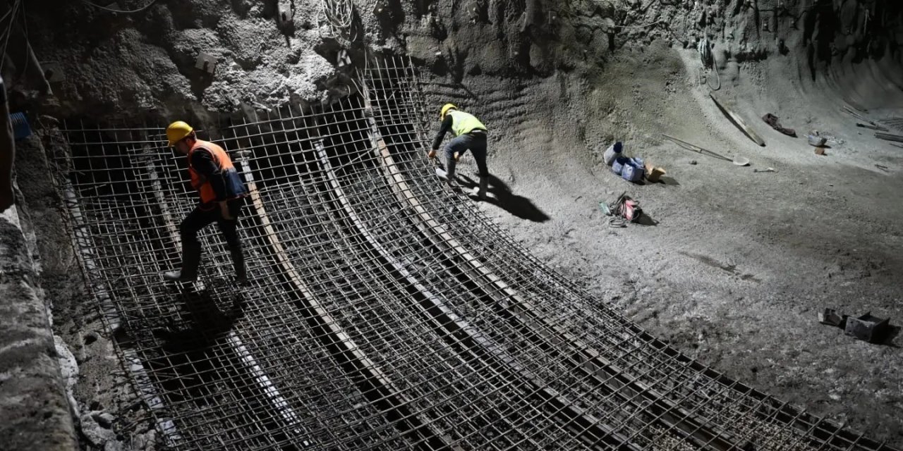 Tünelde göçük: 1 ölü, 2 yaralı