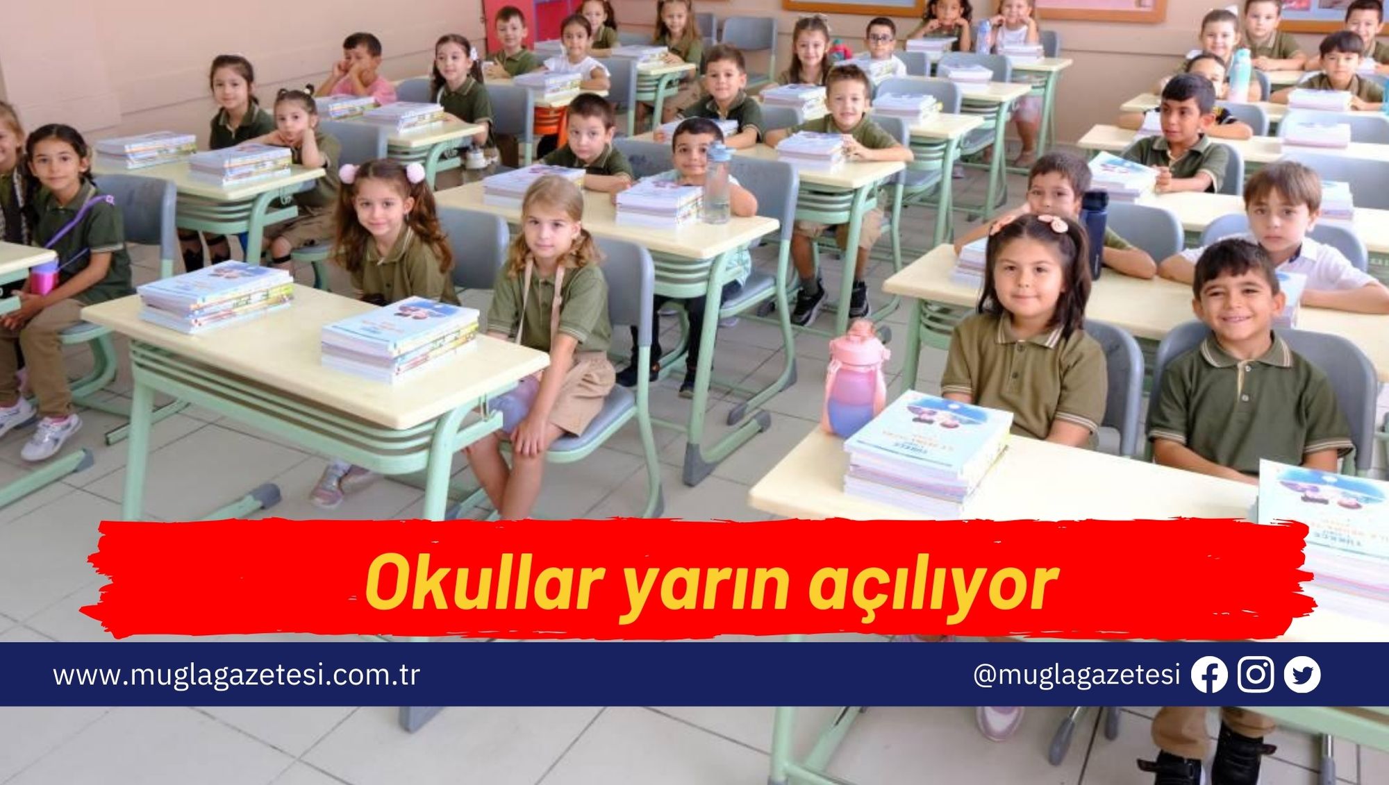 Okullar yarın açılıyor