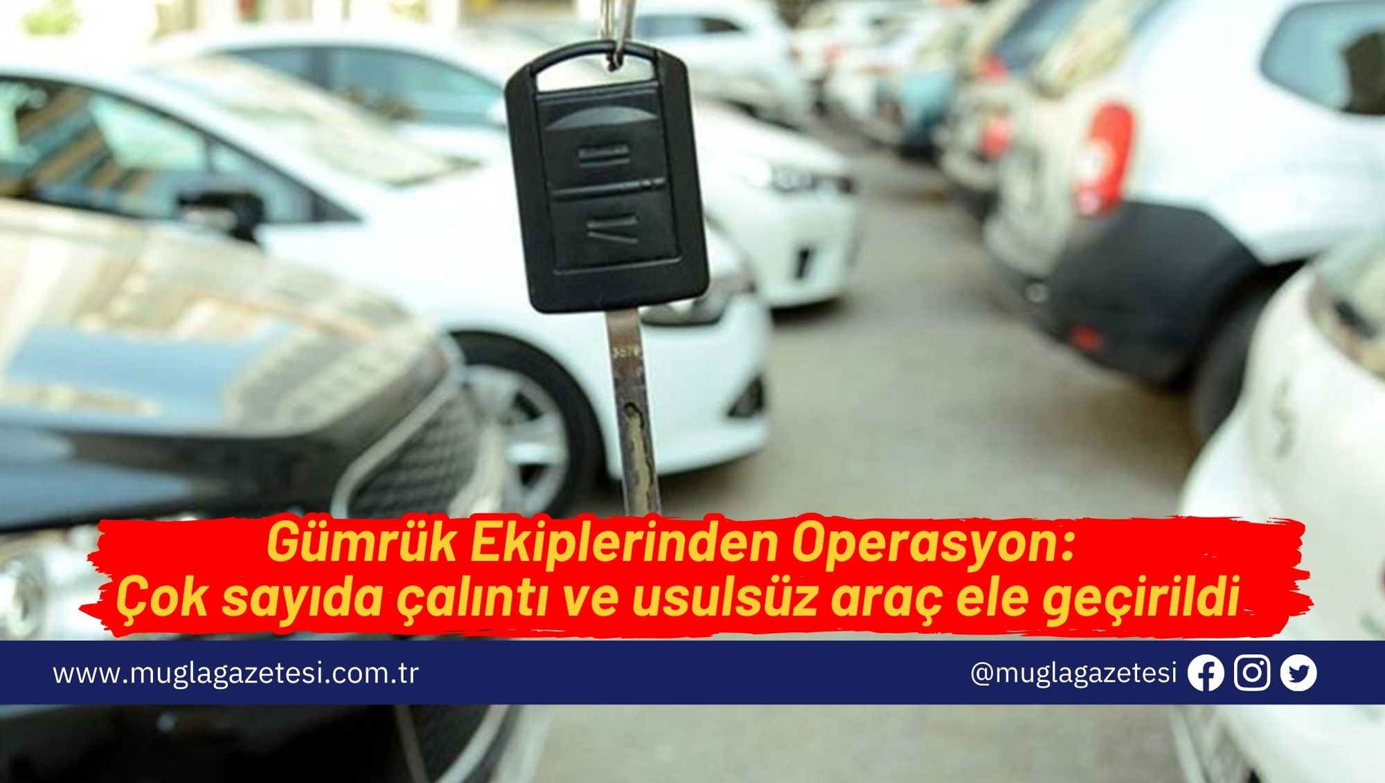 Gümrük Ekiplerinden Operasyon: Çok sayıda çalıntı ve usulsüz araç ele geçirildi