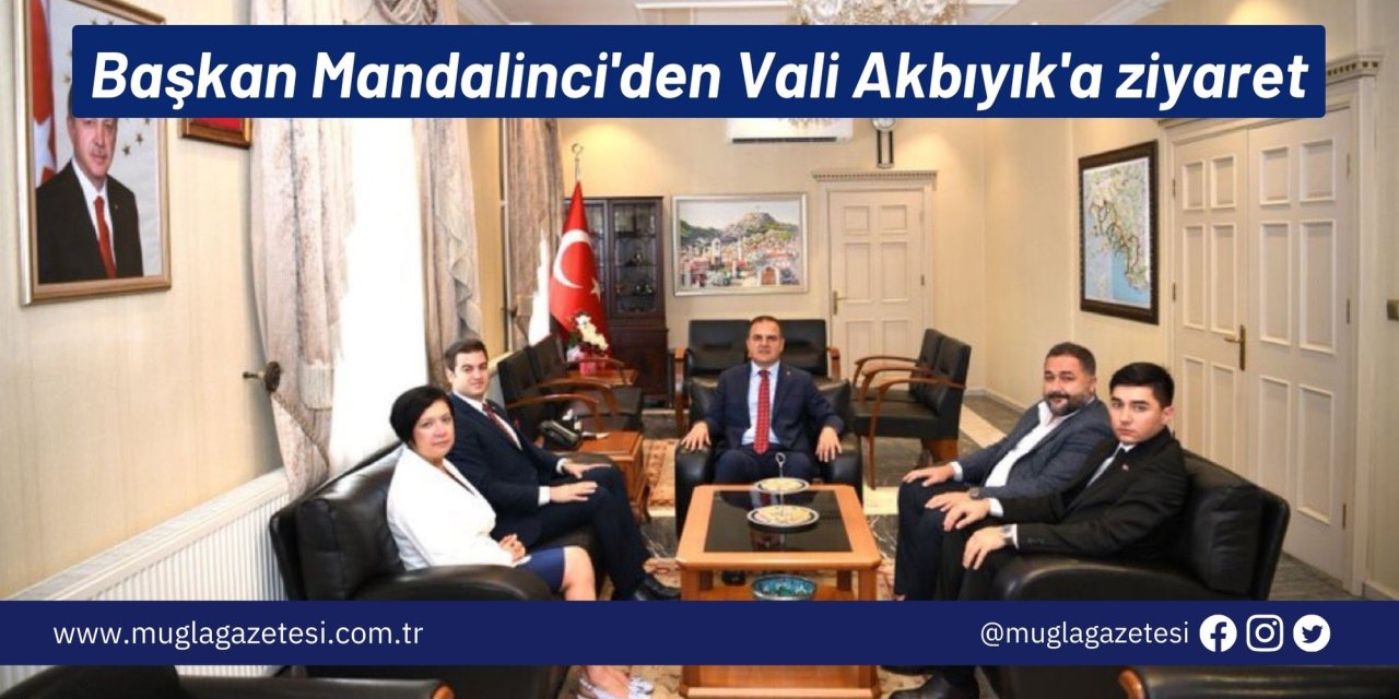 Başkan Mandalinci'den Vali Akbıyık'a ziyaret