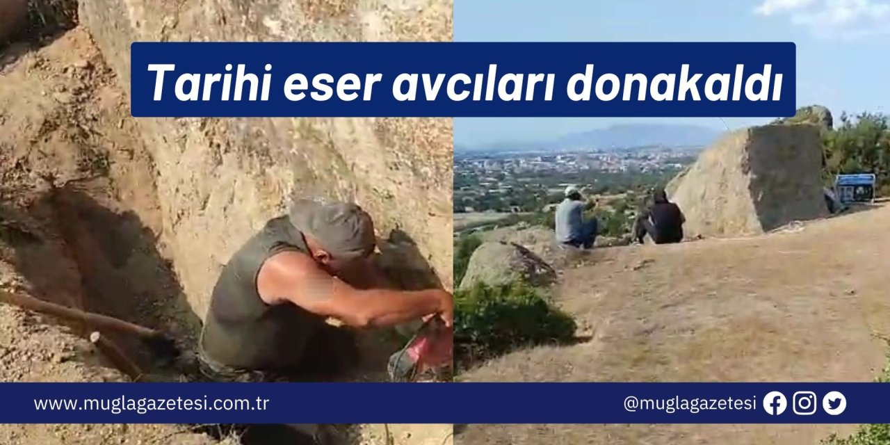 Tarihi eser avcıları donakaldı