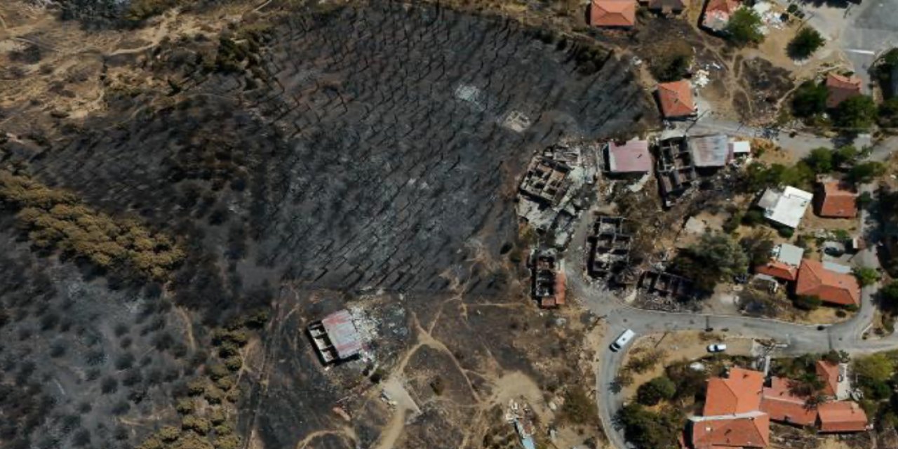 Orman yangınını kaçak kazı yapanlar çıkarmış