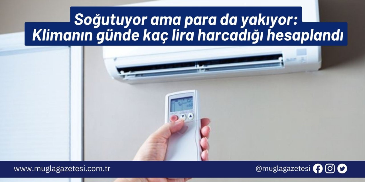 Soğutuyor ama para da yakıyor: Klimanın günde kaç lira harcadığı hesaplandı