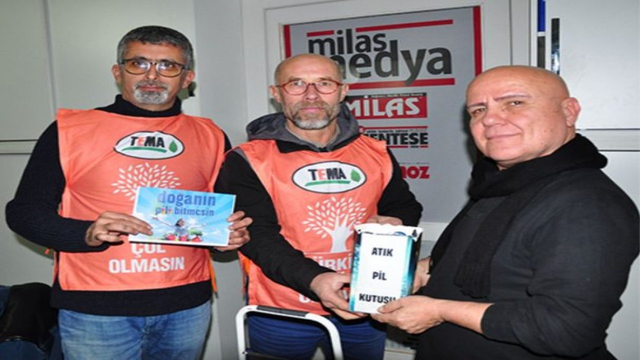 Atık pil topladılar