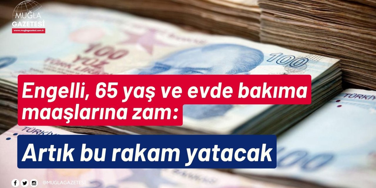 Engelli, 65 yaş ve evde bakıma maaşlarına zam: Artık bu rakam yatacak