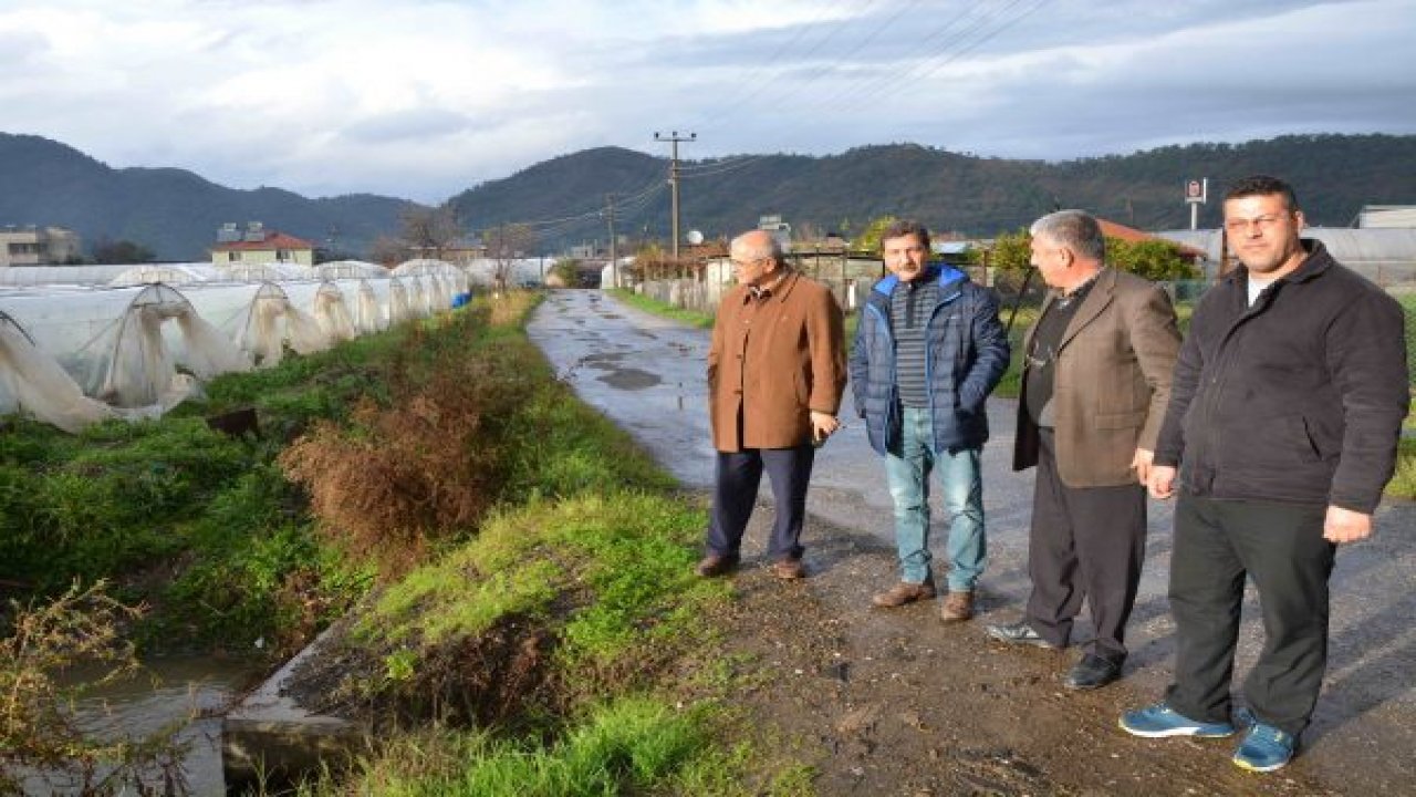Su baskını yaşanan mahalleye ziyaret