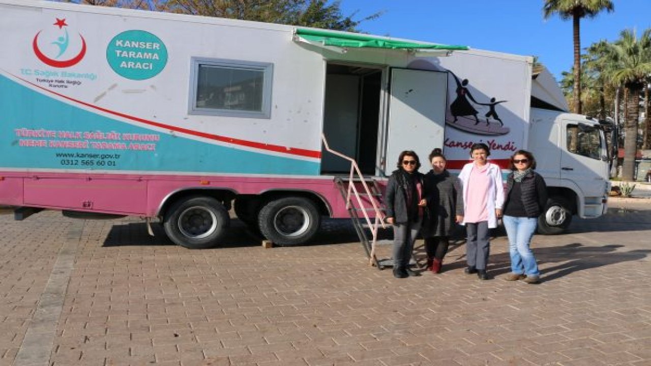 Meme kanseri tarama aracı Marmaris’te