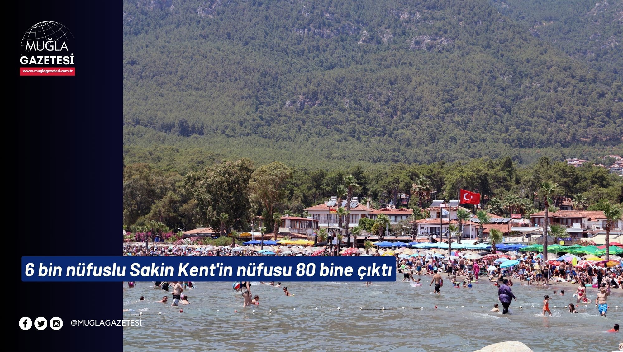 6 bin nüfuslu Sakin Kent'in nüfusu 80 bine çıktı