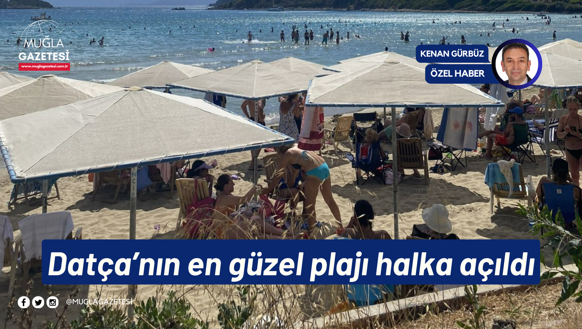 Datça’nın en güzel plajı halka açıldı