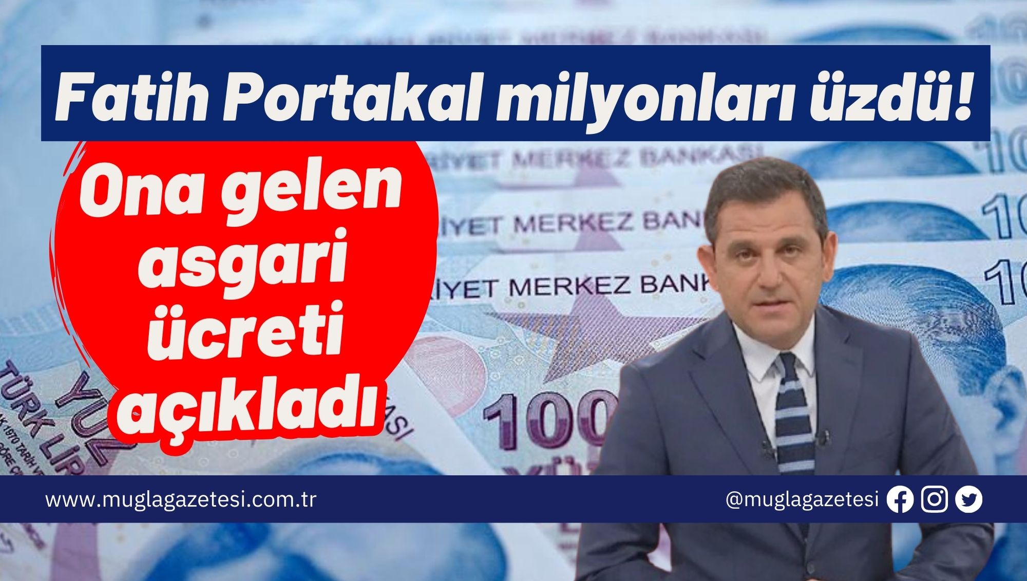 Fatih Portakal milyonları üzdü! Ona gelen asgari ücreti açıkladı