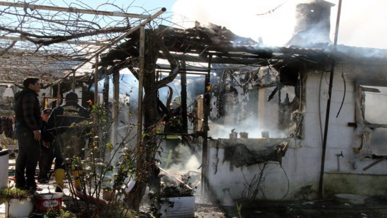 Muğla’da ev yangını