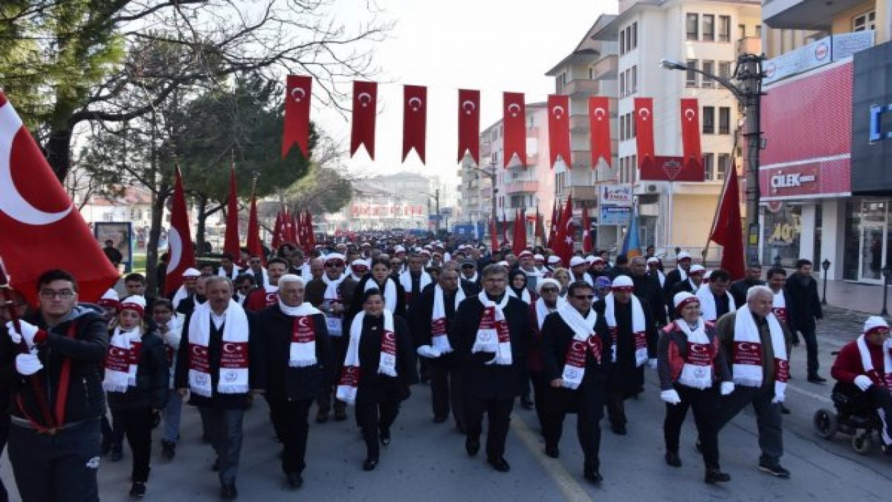 Sarıkamış Şehitleri için yürüdüler