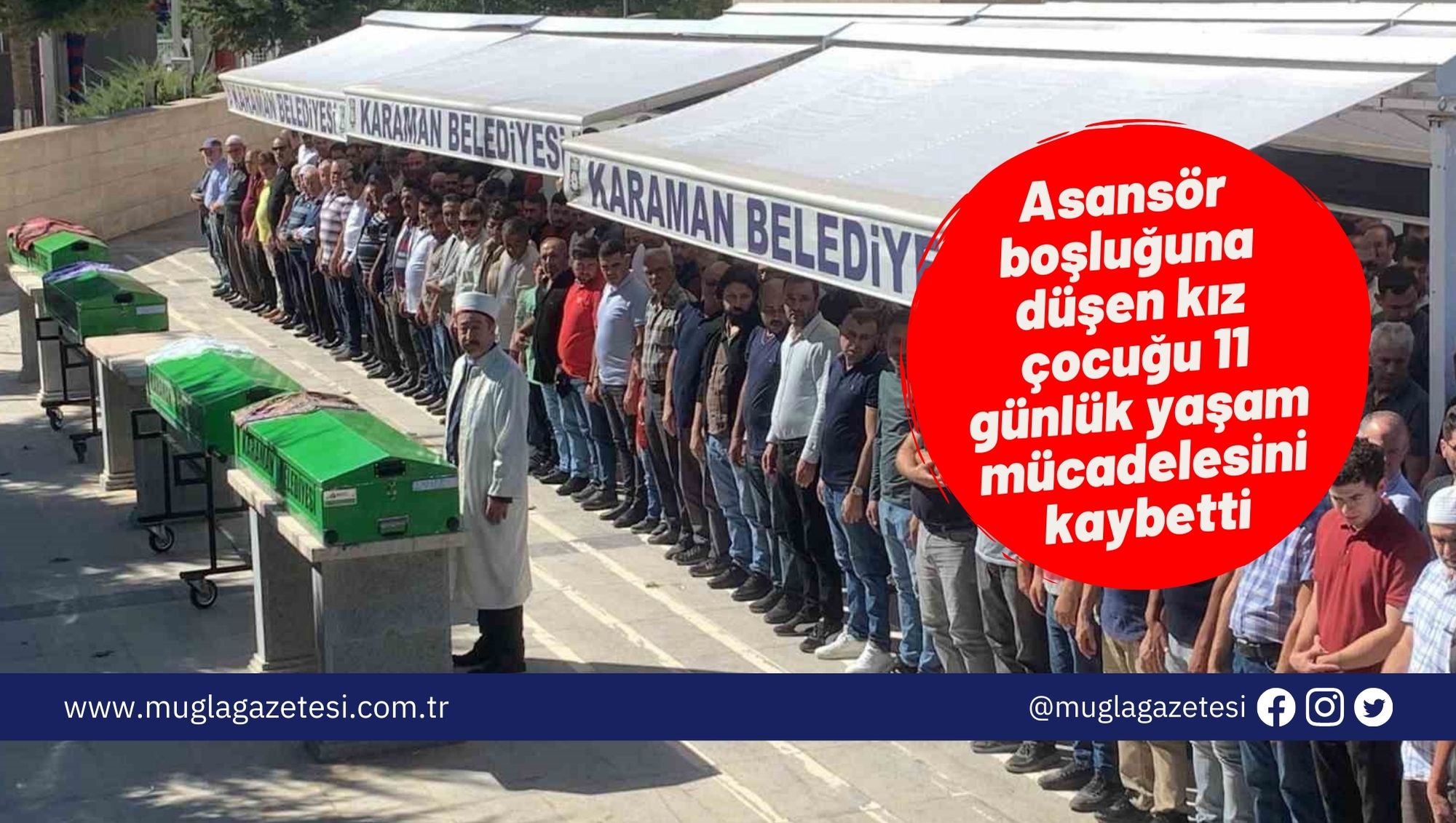 Asansör boşluğuna düşen kız çocuğu 11 günlük yaşam mücadelesini kaybetti