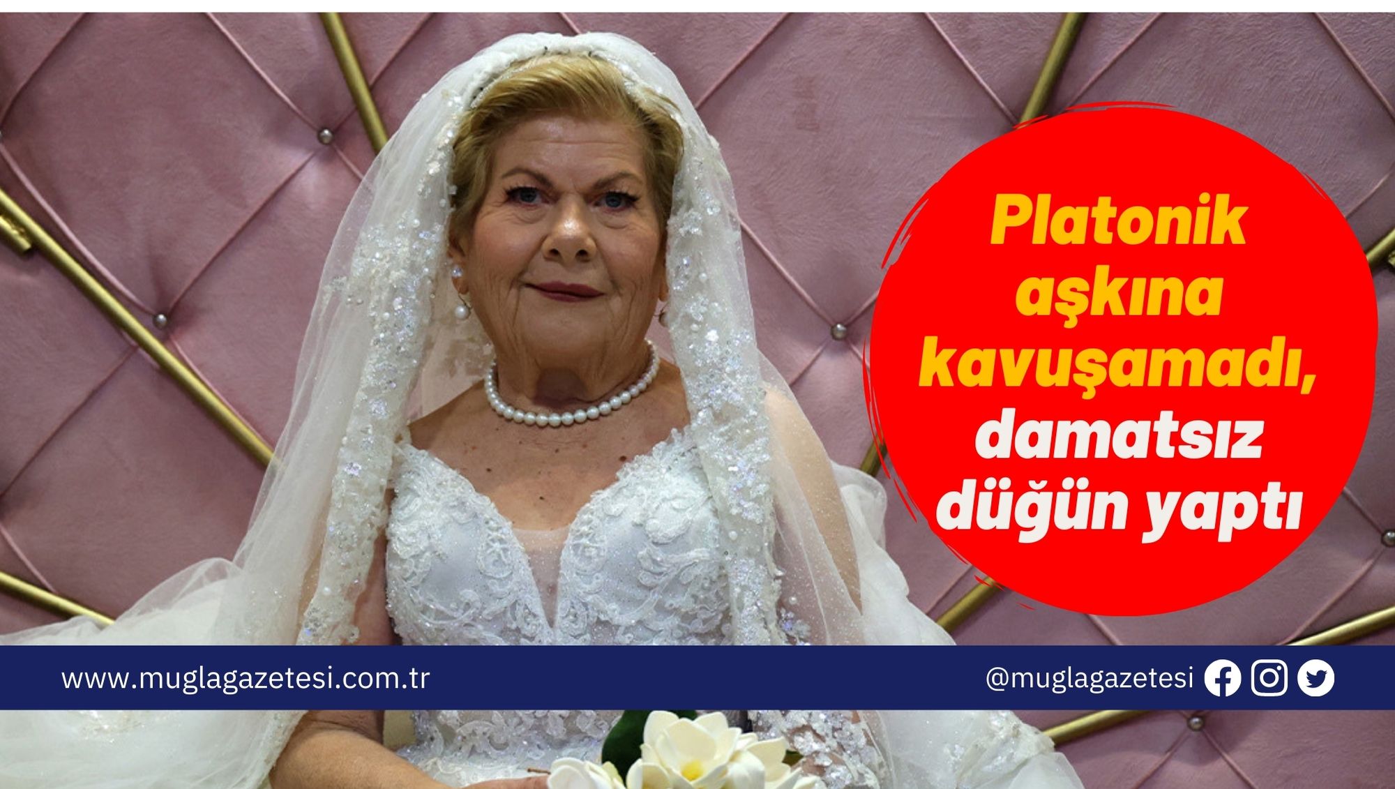 Platonik aşkına kavuşamadı, damatsız düğün yaptı