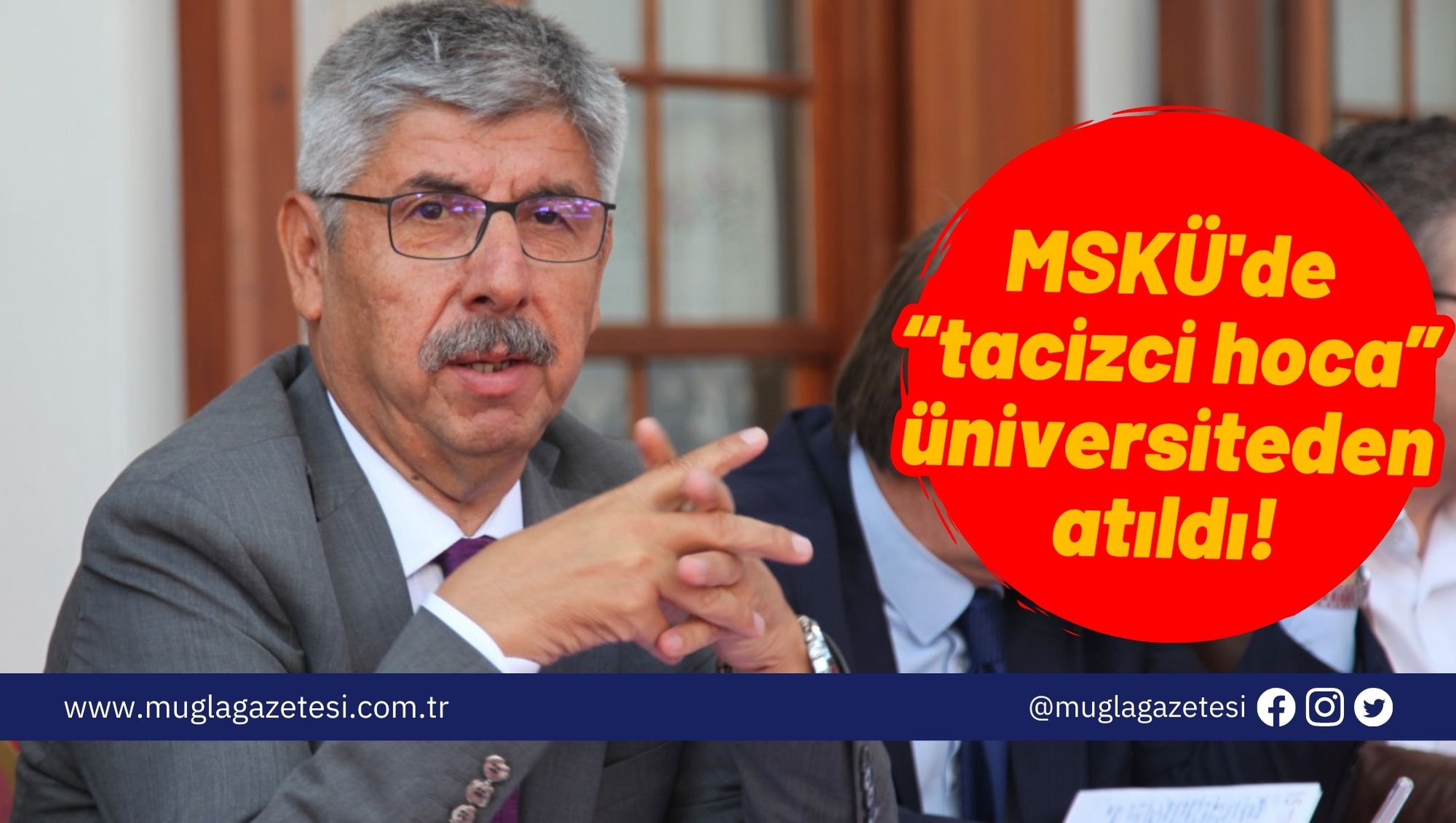 MSKÜ'de  “tacizci hoca” üniversiteden atıldı!