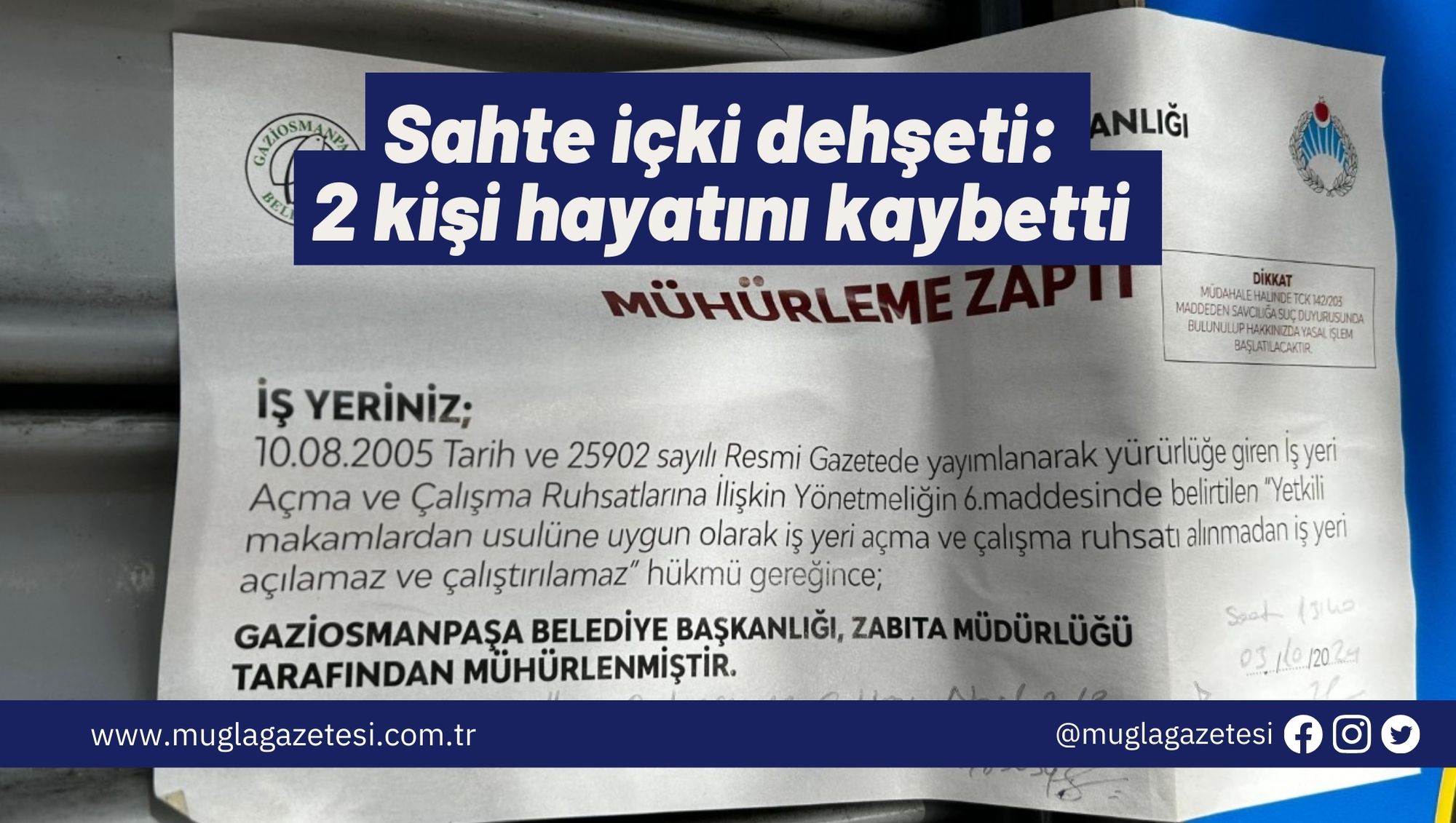 Sahte içki dehşeti: 2 kişi hayatını kaybetti