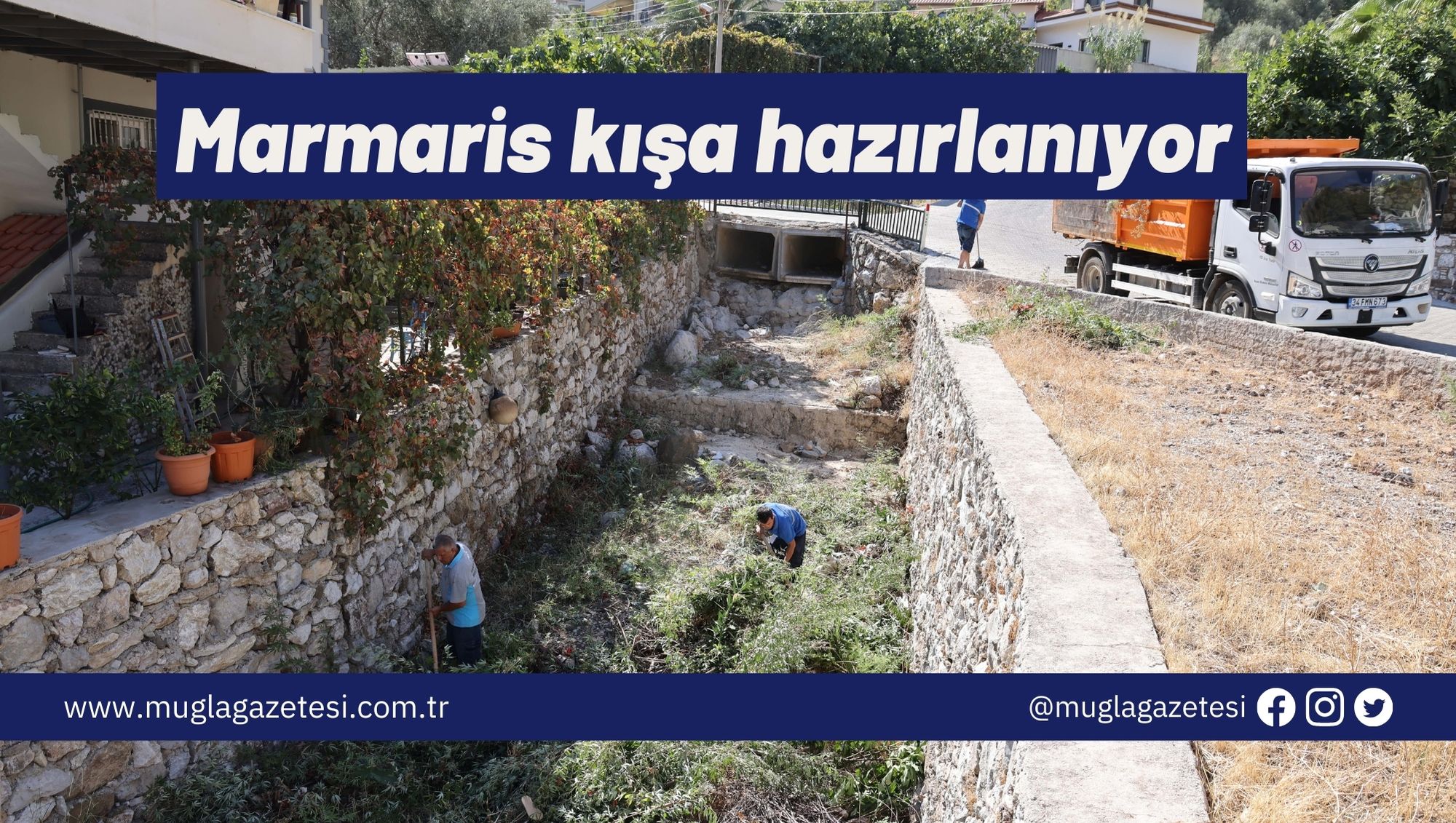 Marmaris kışa hazırlanıyor
