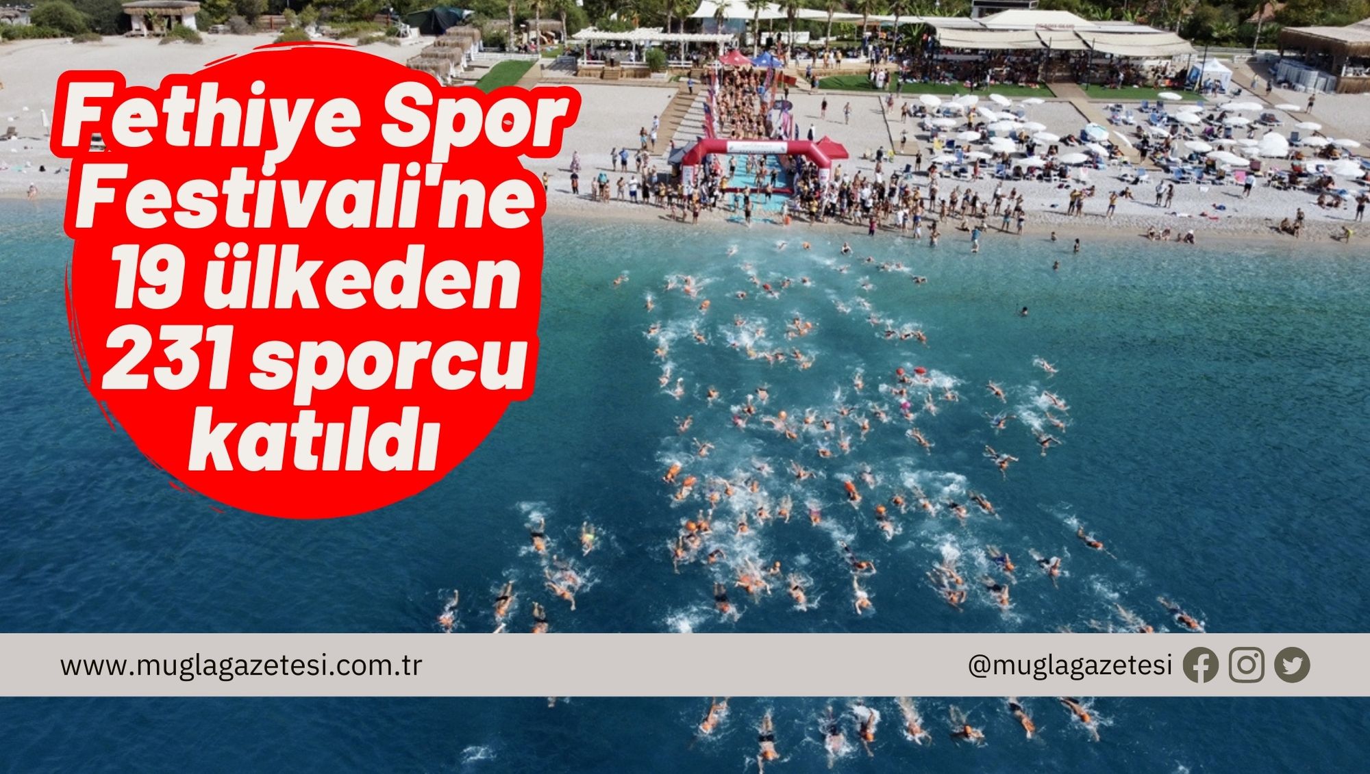 Fethiye Spor Festivali'ne 19 ülkeden 231 sporcu katıldı