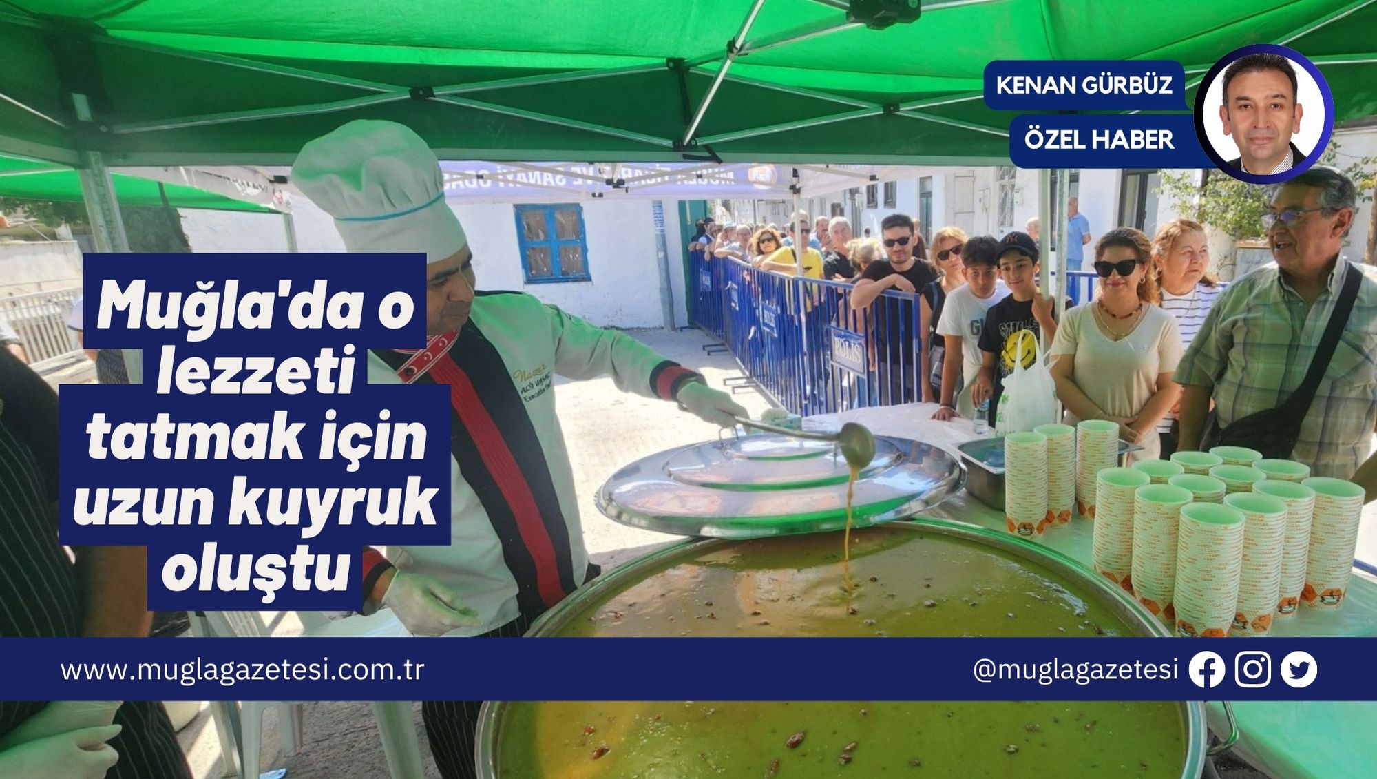 Muğla'da o lezzeti tatmak için uzun kuyruk oluştu