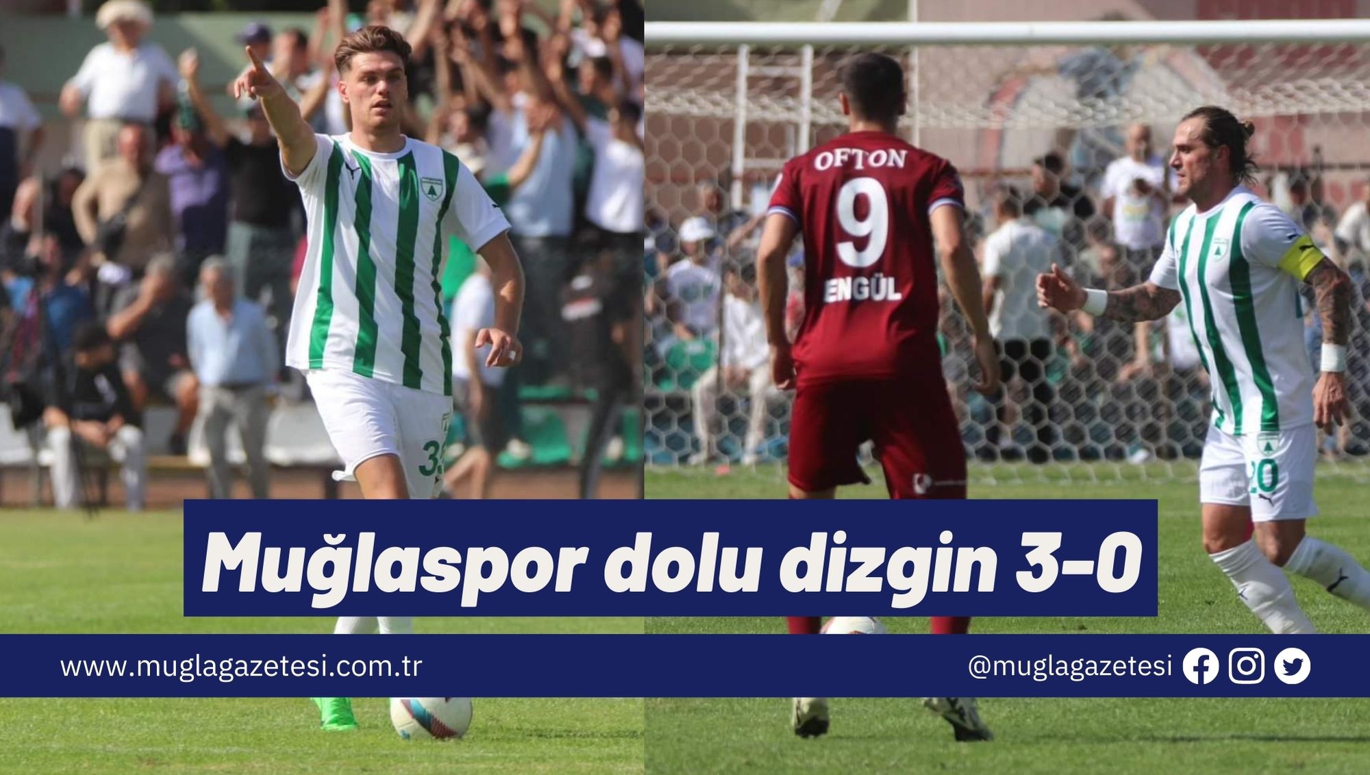 Muğlaspor dolu dizgin 3-0