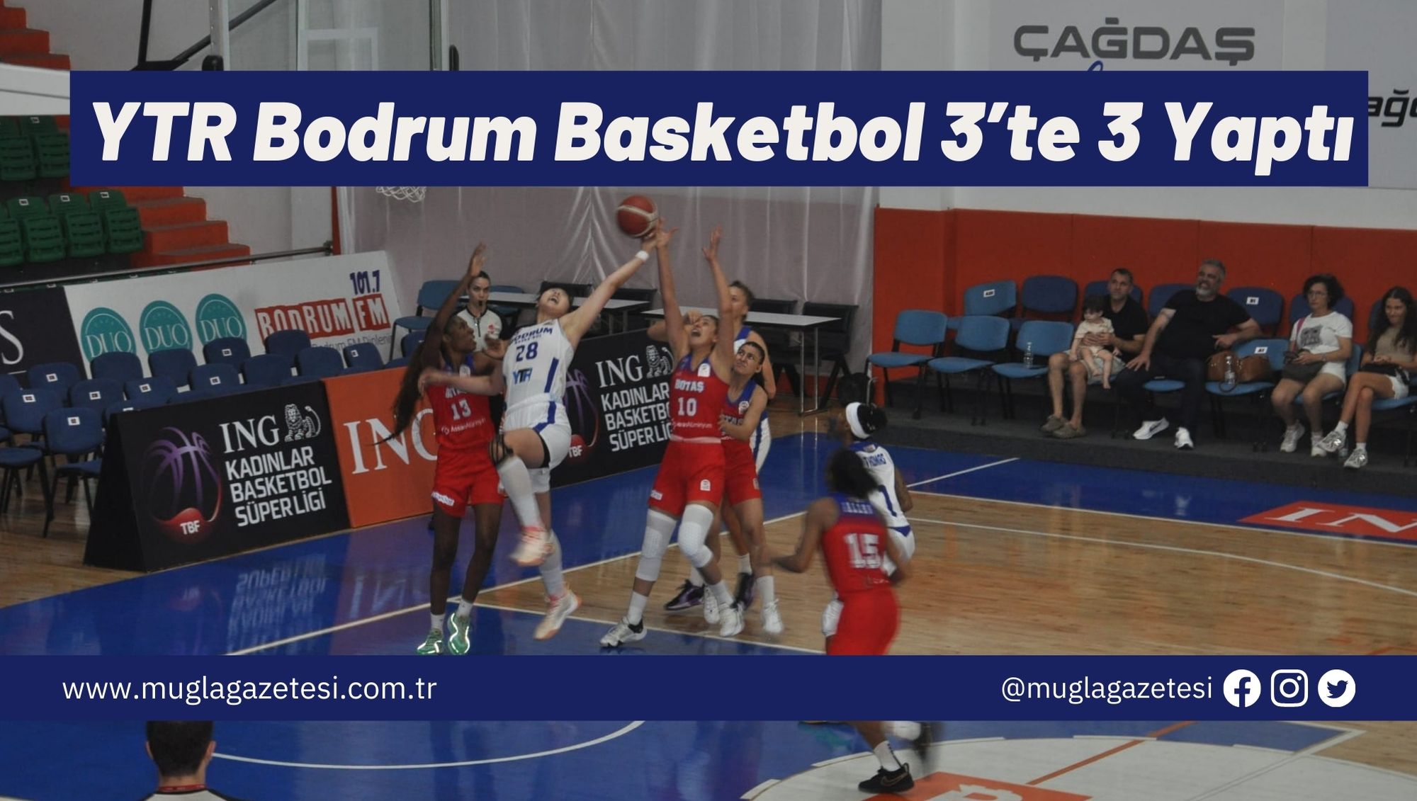 YTR Bodrum Basketbol 3’te 3 Yaptı