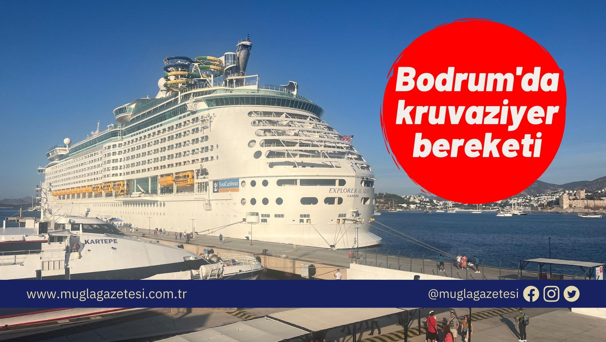 Bodrum'da kruvaziyer bereketi