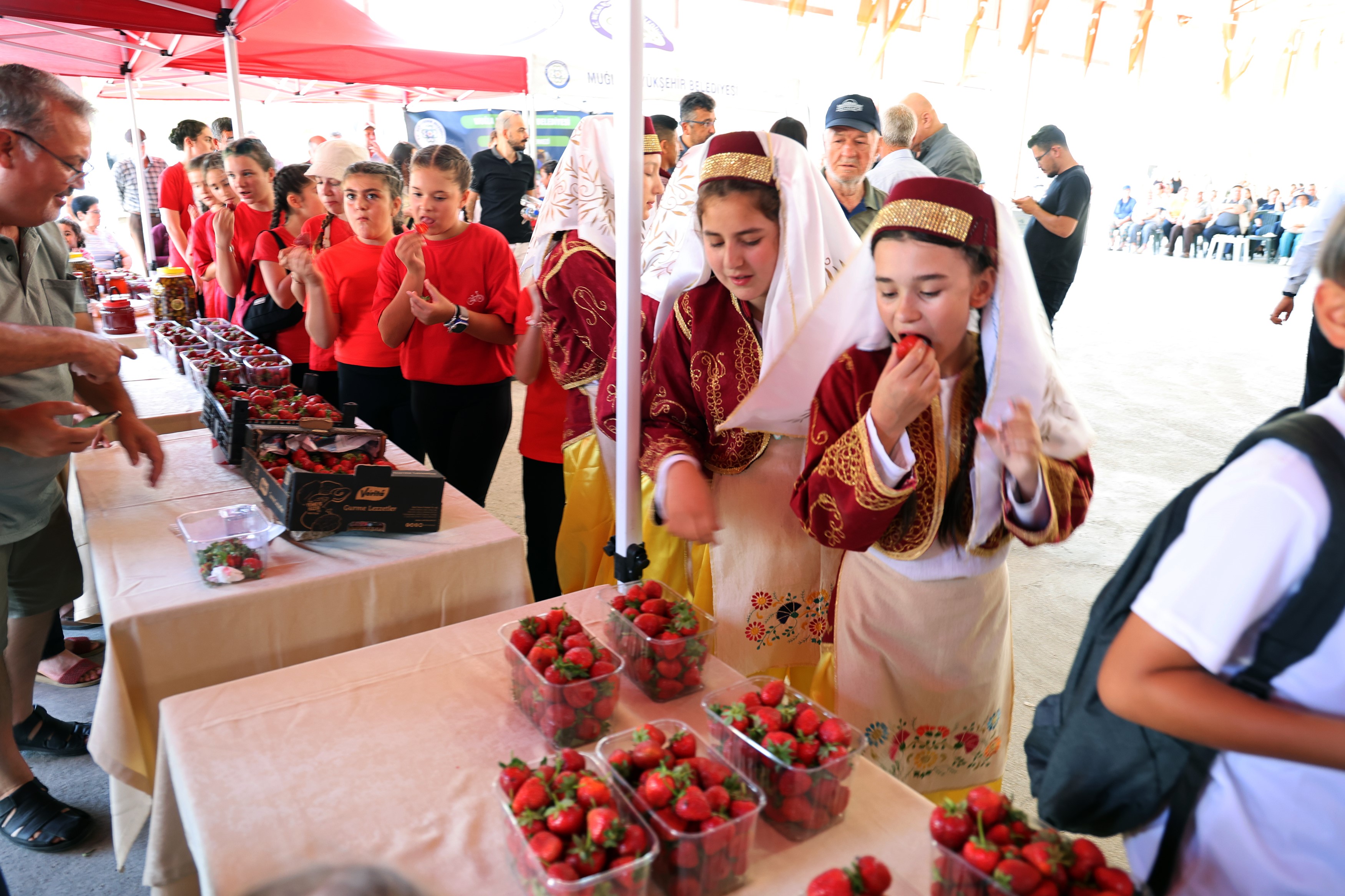 Yatağan’da ‘Çilek’ festivali düzenlendi