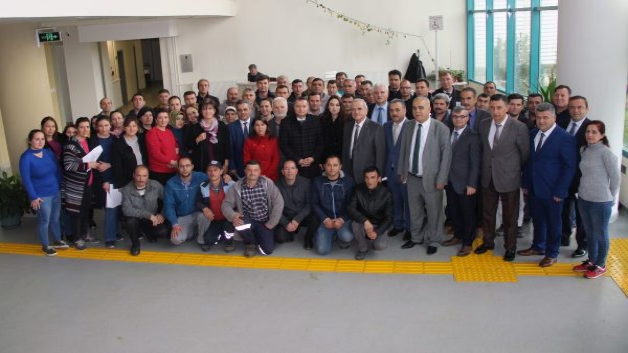 Harmandar kadroya geçecek işçilerle buluştu