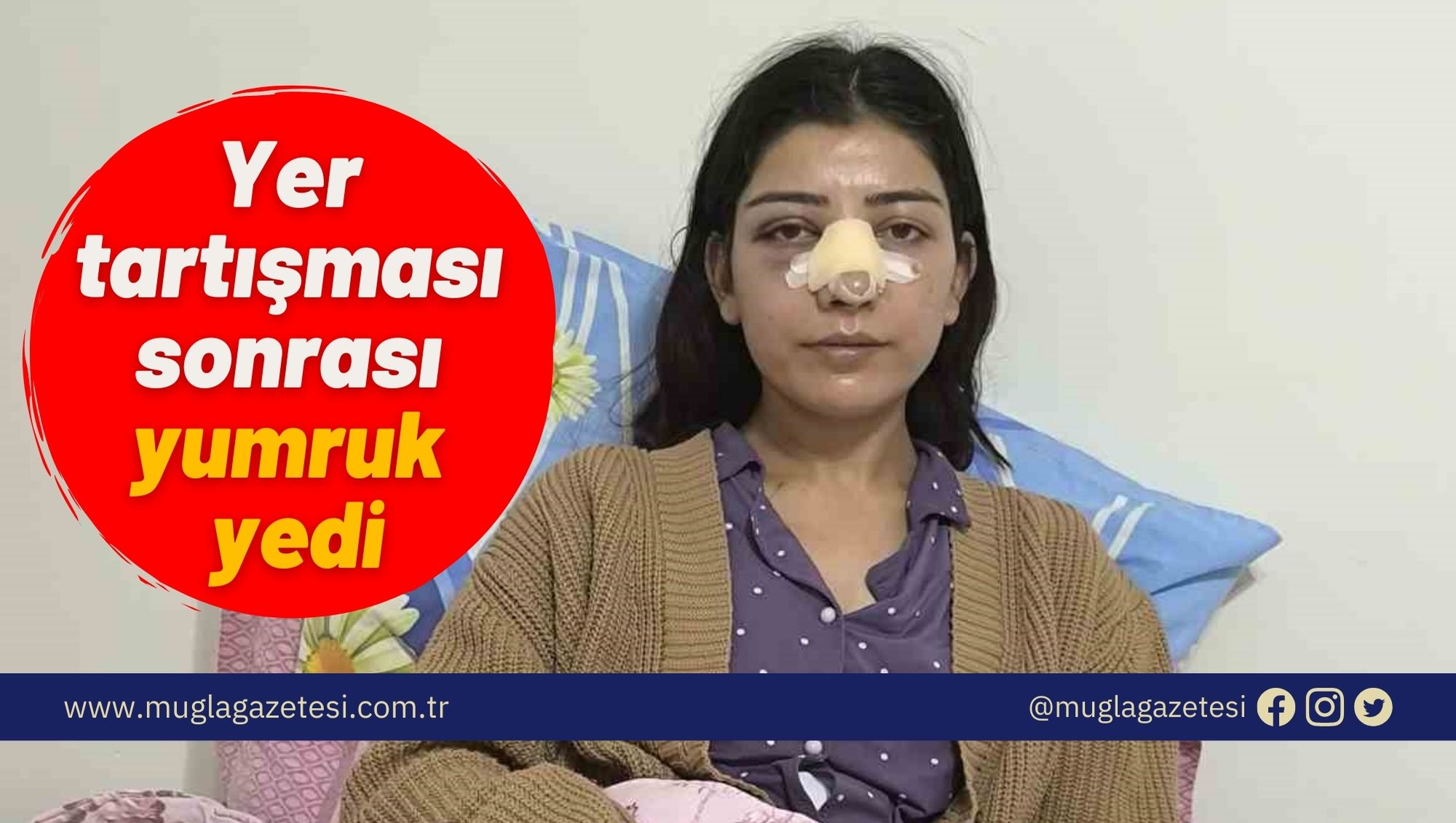 Yer tartışması sonrası yumruk yedi