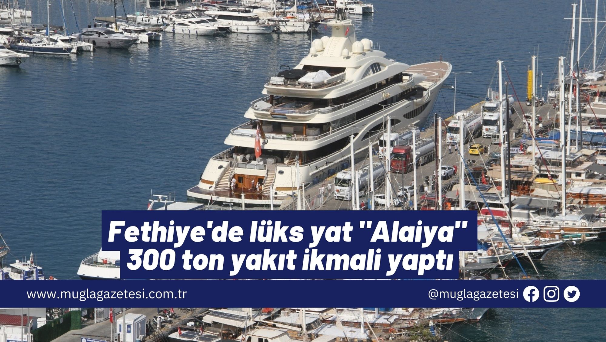 Fethiye'de lüks yat 