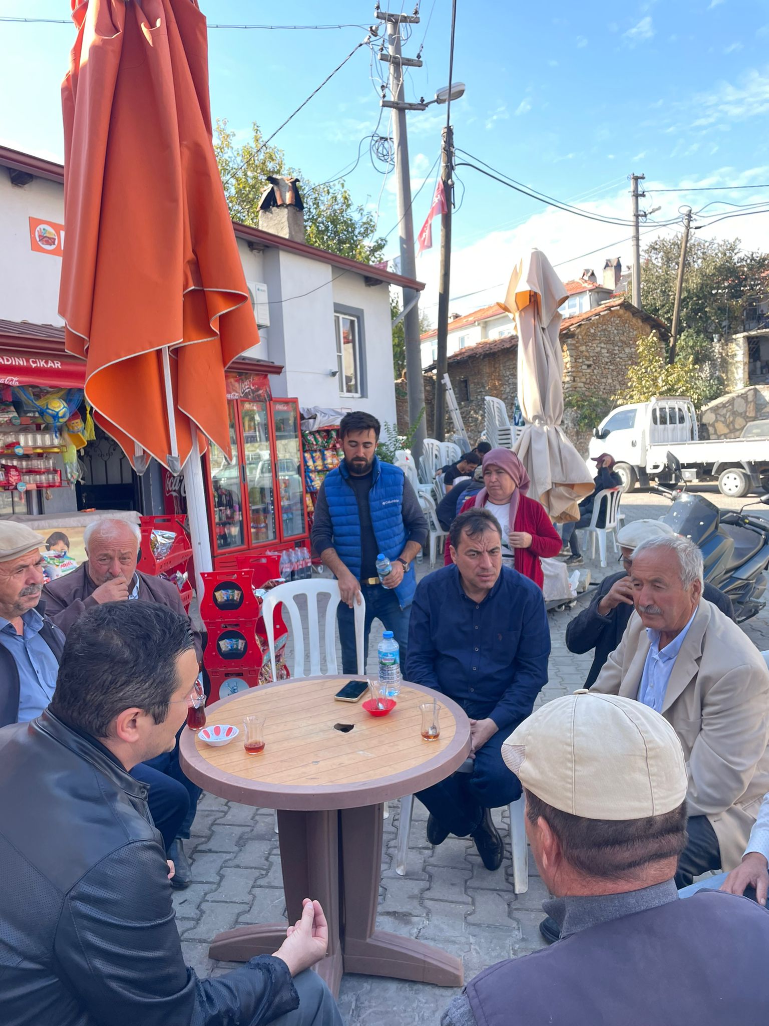 AKÇA VE ALGAN MENTEŞE’DE YANGIN BÖLGESİNDE