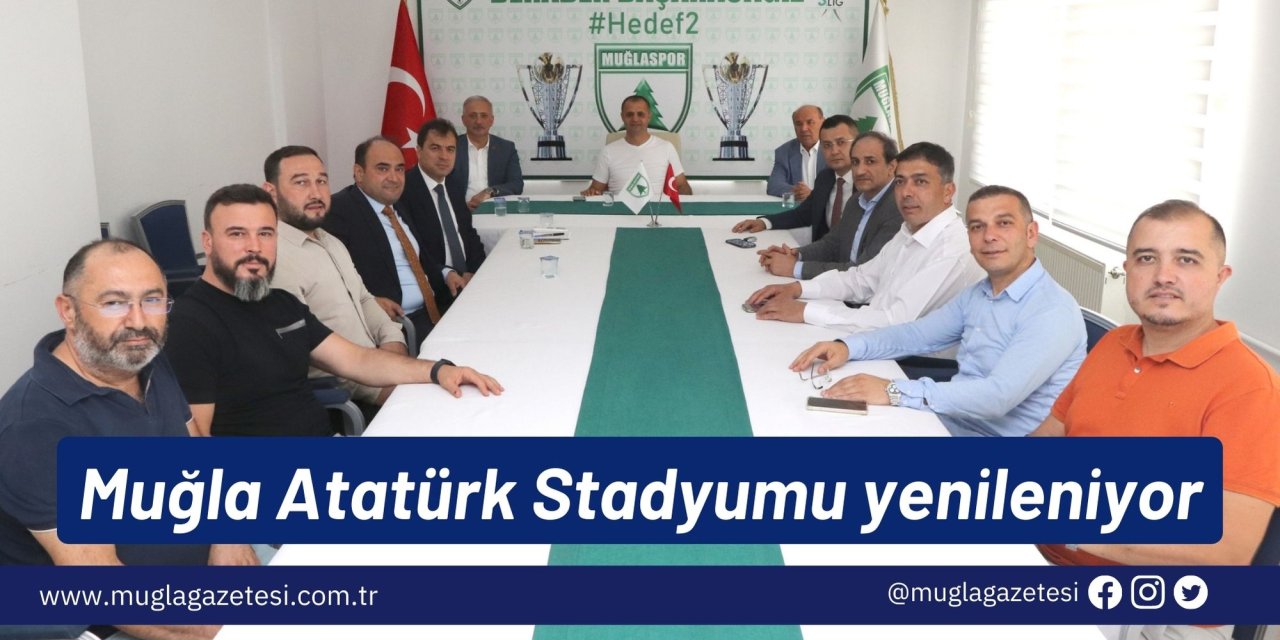 Muğla Atatürk Stadyumu yenileniyor