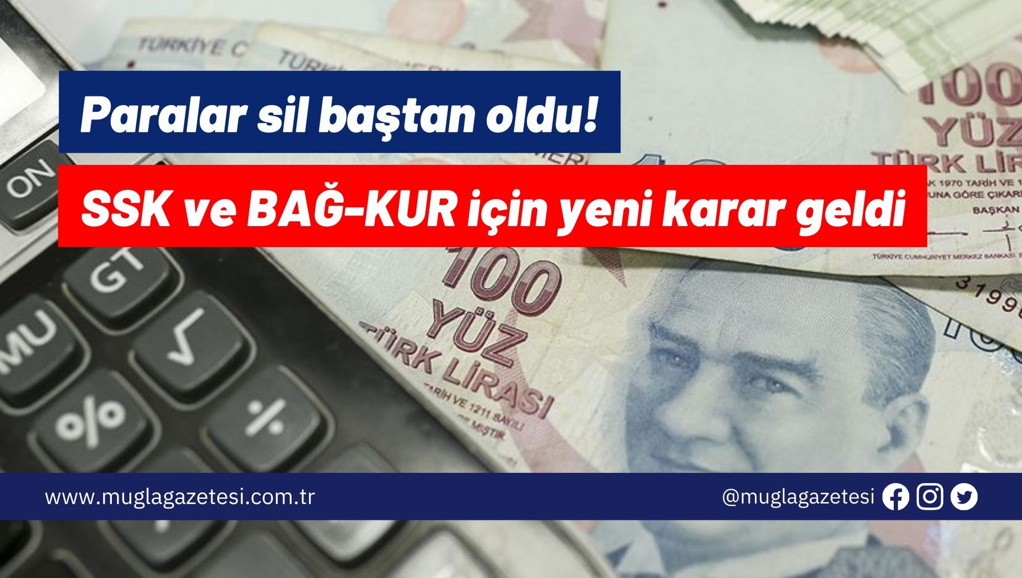 Paralar sil baştan oldu! SSK ve BAĞ-KUR için yeni karar geldi
