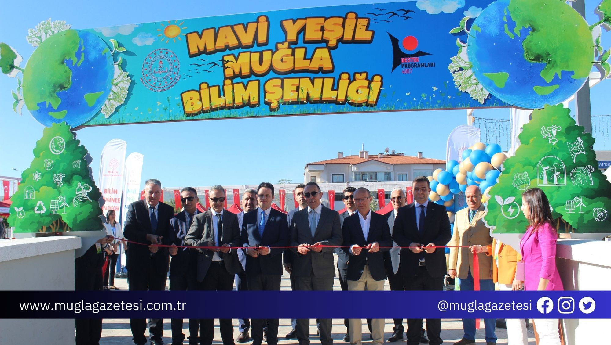 Menteşe’de Mavi Yeşil Muğla Bilim Şenliği başladı