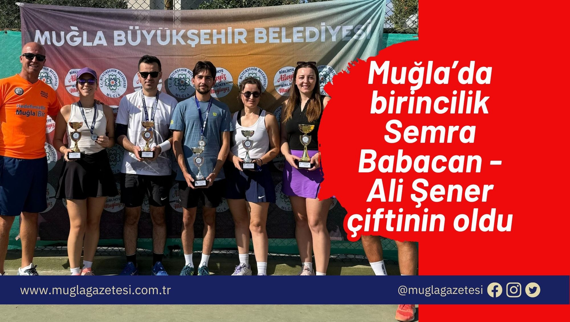 Muğla’da birincilik Semra Babacan - Ali Şener çiftinin oldu