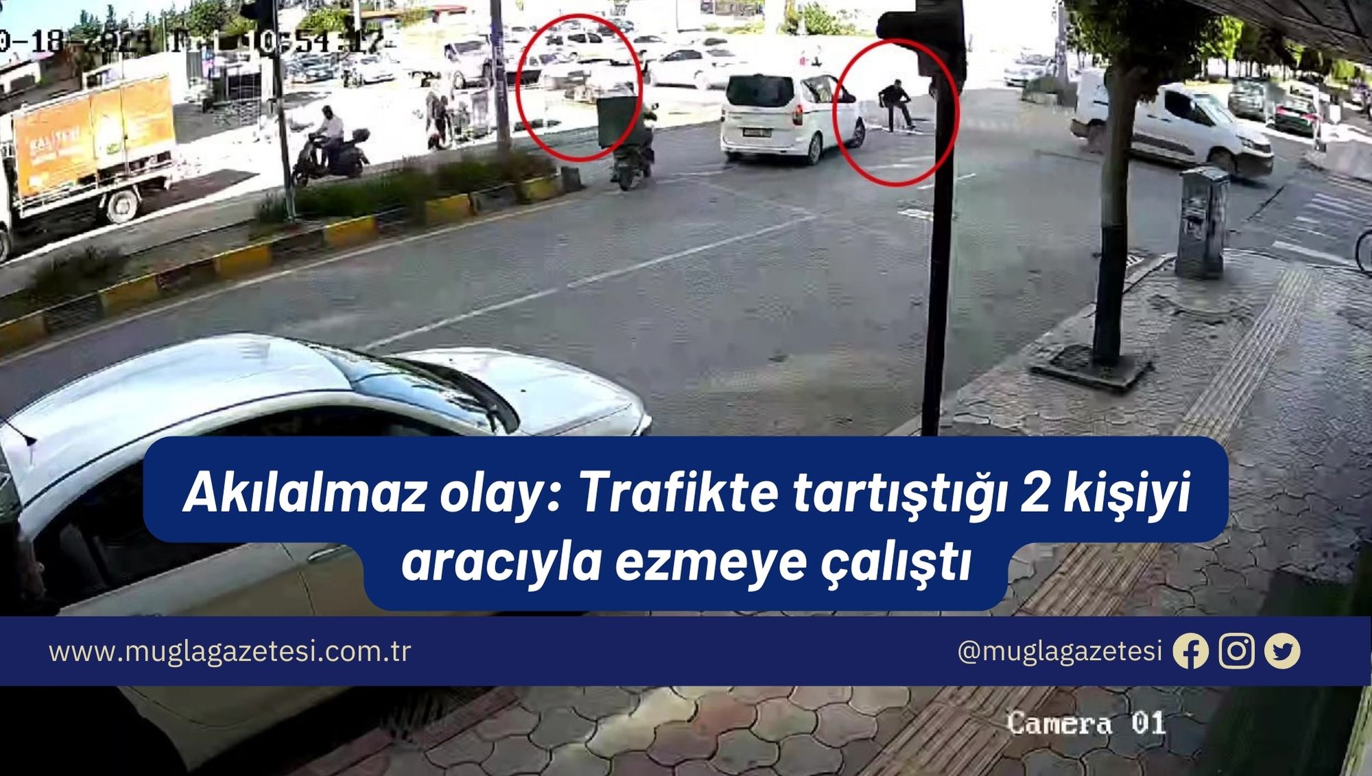 Akılalmaz olay: Trafikte tartıştığı 2 kişiyi aracıyla ezmeye çalıştı