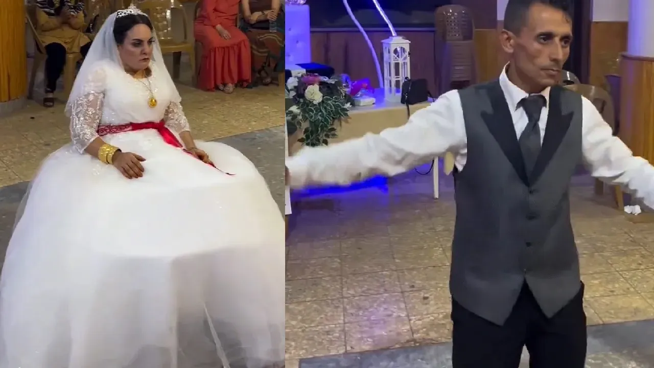 En mutsuz düğün sosyal medyada gündem oldu