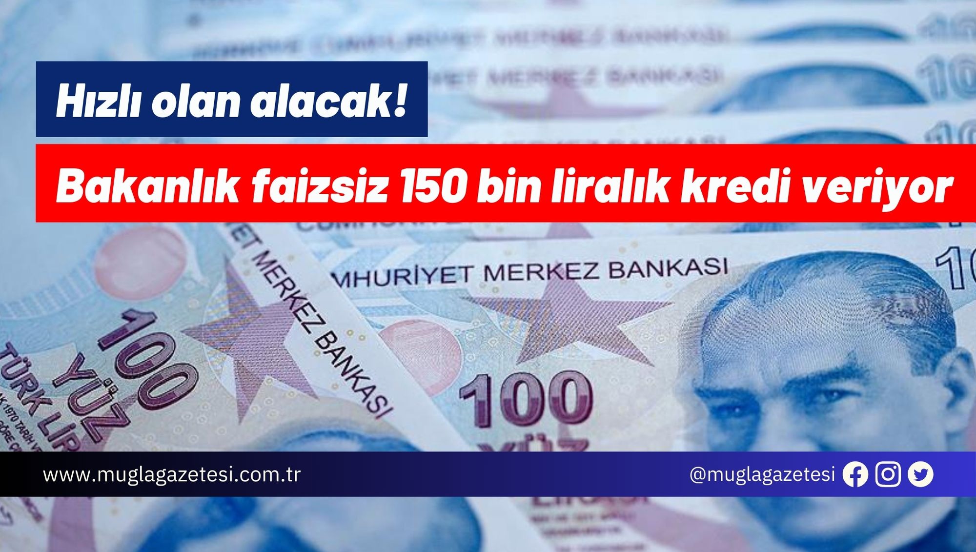 Hızlı olan alacak! Bakanlık faizsiz 150 bin liralık kredi veriyor