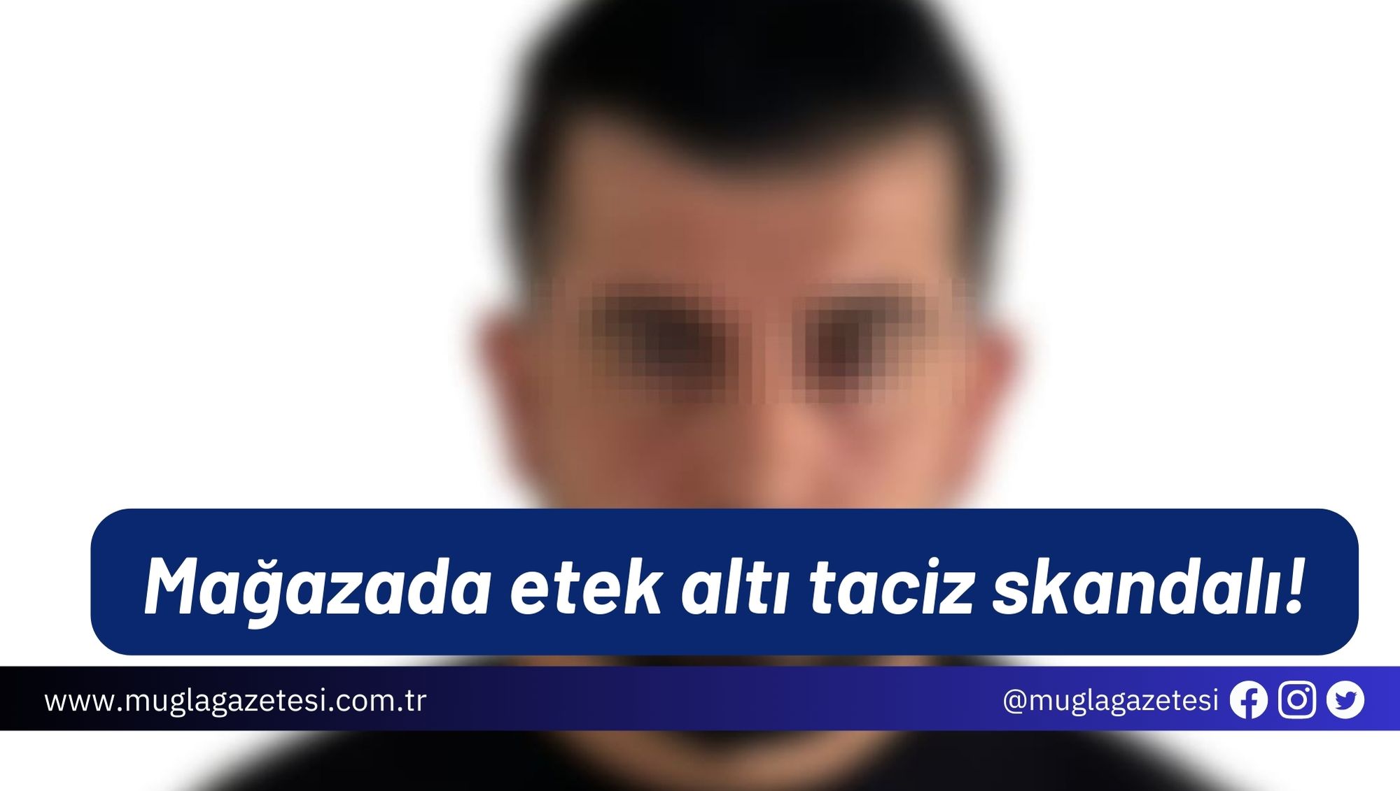 Mağazada etek altı taciz skandalı!