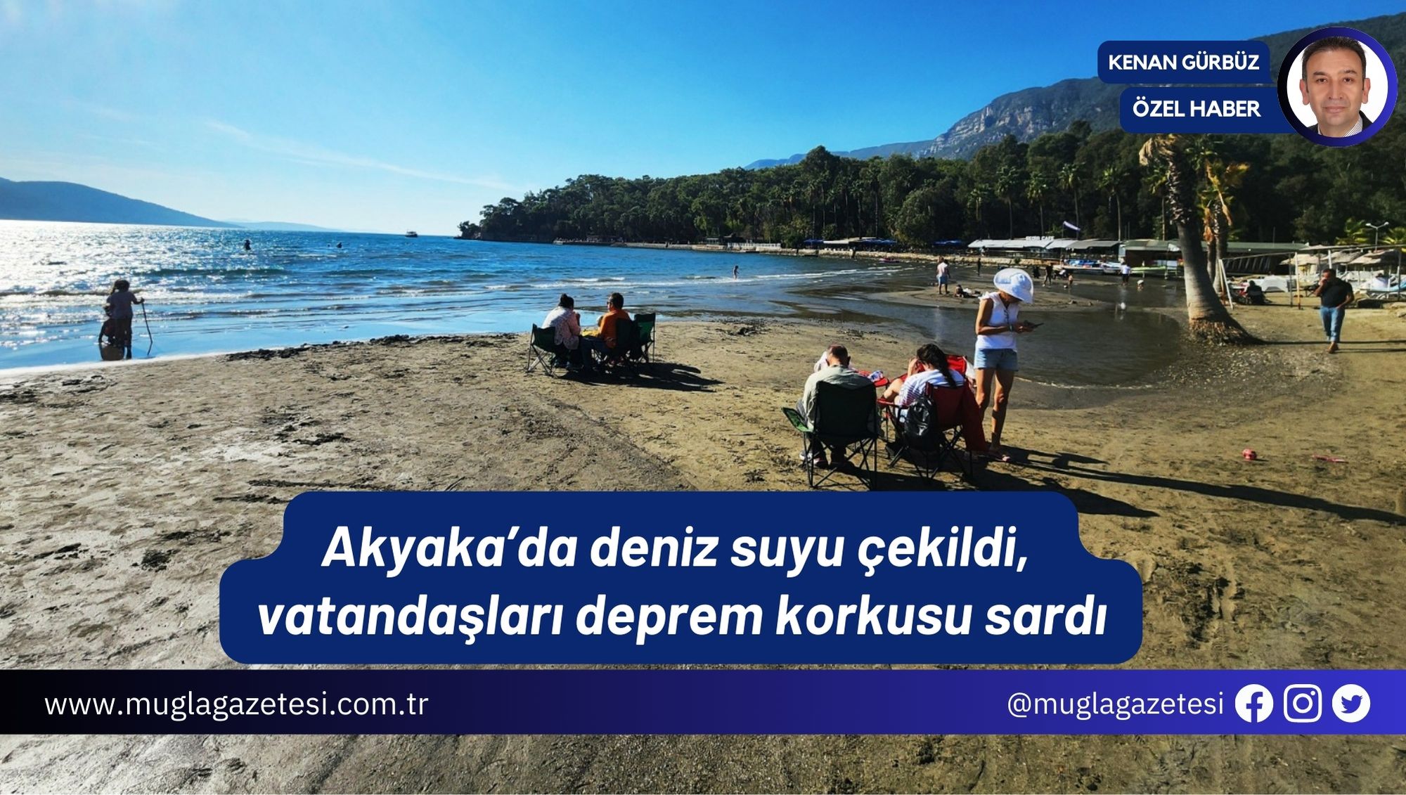 Akyaka’da deniz suyu çekildi, vatandaşları deprem korkusu sardı